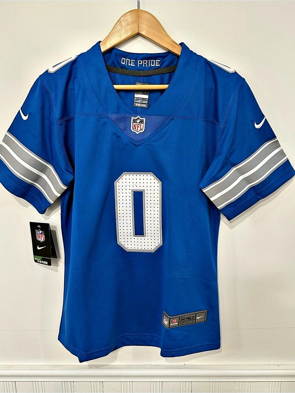 Nike NFL Detroit Lions #0 jersey NFL Jahmyr Gibbs #0 Jersey NWT